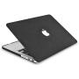 KECC Laptop Case Compatible with MacBook Air 13'' w/Keyboard Cover + Sleeve + Screen Protector (Bundle) Plastic Hard Shell Case A1466/A1369 (Black Fabric)