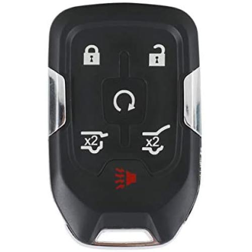Smart Key Fob Shell Case Fit for 2014 2015 2016 2017 Chevy Tahoe Suburban/GMC Yukon