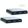 Mind Reader 2MONSTA3D-BLK PC, Laptop, IMAC Monitor Stand and Desk Organizer with 3 Draws for Storage, 2-Pack, Black