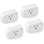 4 Pack 【Upgrade Version】 Smart Plug by LINGANZH. Wi-Fi Socket Remote Control from Anywhere Smart Sockets, Compatible with Alexa and Google Home/Assistant. No hub Required