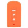 SEGADEN Silicone Cover Protector Case Holder Skin Jacket Compatible with MITSUBISHI Smart Remote Key Fob CV2520 Orange