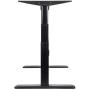 Monoprice Height Adjustable Sit-Stand Riser Table Desk Frame - Black with Electric Dual Motor, Compatible with Desktops from 43 Inches Up to 87 Inches Wide - Workstream Collection