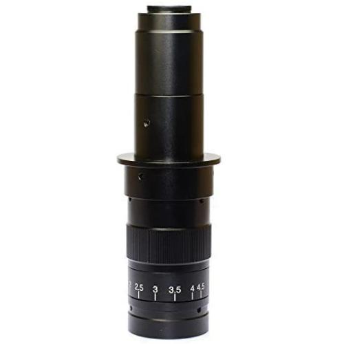 HAYEAR Monocular Max 180x Zoom C-Mount Glass Lens Adapter F/Industry Microscope Camera Objective