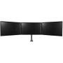 Seneca SD13 Triple Arm Desktop Monitor Mount for 13''-27'' Screens | Supports up to 17.6 lb (8 kg) | 90° of Tilt | 180° of Swivel | VESA 75x75 and 100x100 | Solid Steel Construction