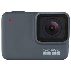 GoPro HERO 7 Silver Waterproof Digital Action Camera + Sandisk Extreme 32GB MicroSDHC Memory Card + Medium Case + Flexible Tripod + Head & Chest Strap + Monopod + Floating Handle + Wrist Strap + Clamp