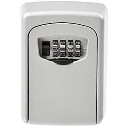 Amazon Basics Wall Mounted Key Storage Box - Combination Lock - Grey