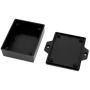 uxcell 63mmx50mmx22mm Plastic Enclosure Electric Project Case Junction Box Black 5pcs