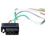 MAXXHAUL 4-Pin Flat Trailer Wiring Harness Kit 25 Male and 4 Female [18 Gauge Color Coded Wires] for Utility & Boat Trailer Wire Kits