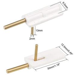 uxcell Canopy Hatch Lock Latches for RC Airplane Cockpit Cover Fixing, 30x12.5x6mm White 2pcs