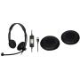 Sennheiser Consumer Audio SC 60 USB ML - Double-Sided Business Headset & USB Connector (Black) & Sennehsier HZP 31 SC 200 Leatherette Ear Pads for Circle and Culture Series, Pack with 2 Ear Pads