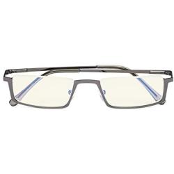Blue Light Filter Glasses Men Women Reading Computer Half-rim Reader Eyeglasses