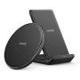 Anker Wireless Chargers Bundle, PowerWave Pad & Stand Upgraded, Qi-Certified, Fast Charging iPhone SE, 11, 11 Pro, 11 Pro Max, Xs Max, XR, XS, X, 8, Galaxy S20 S10 S9, Note 10 Note 9 (No AC Adapter) Anker Wireless Chargers Bundle, PowerWave Pad & Stand Upgraded, Qi-Certified, Fast Charging iPhone SE, 11, 11 Pro, 11 Pro Max, Xs Max, XR, XS, X, 8, Galaxy S20 S10 S9, Note 10 Note 9 (No AC Adapter)