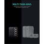 USB C Charger, AUKEY Omnia 100W 4-Port PD Charger with GaNFast Technology, USB C Laptop Charger Power Delivery 3.0 Compatible with MacBook Pro 16'', iPad Pro 11'', iPhone 11 Pro Max, HP Spectre