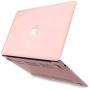 LuvCase 2 in 1 Laptop Case Compatible with MacBook Pro 13'' (2016-2020) +/- Touch Bar A2159/A1989/A1706/A1708 Rubberized Plastic Hard Shell Cover & Keyboard Cover (Rose Quartz)