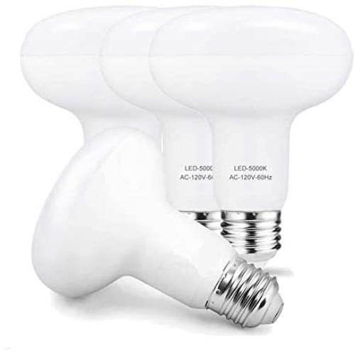 Dimmable Led Flood Light Bulbs Reflector Bulb,100W Equivalent 12Watt ,BR30 LED Bulb,Daylight 5000K,1275LM,R30 E26 Medium Standard for Recessed Track Lighting Downlight Recessed Can Light- 4 Pack