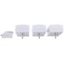 Woods 13569 13569WD Indoor Wireless Remote Kit up to 66 ft. Range, Ideal for Holiday Decorations, Works Through Walls Windows and Doors, Controls up to 3 Devices, 3-Outlet Pack, White/Orange