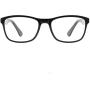 Blue Light Blocking Reading Glasses DONGDI Unisex Anti Eye Strain Computer Reading Frames with Spring Hinge Reading Eyewears for Women Men (Black,+0.0)