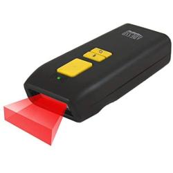 NuScan 3500TB - Portable Commercial 2D Wireless Barcode Scanner with Detachable Magnetic Cable, Antimicrobial, CCD Sensor, with Bluetooth for POS, Smartphones, and Tablets