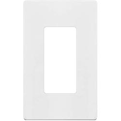 ENERLITES Screwless Decorator Wall Plates Child Safe Outlet Covers, Size 1-Gang 4.68'' H x 2.93” L, Unbreakable Polycarbonate Thermoplastic, SI8831-W, Glossy, White