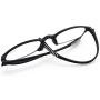 Mcoorn Computer Blue Light Blocking Reading Glasses(Flexible and Lightweight) Plastic Portable Readers, Single Black, +1.75 diopters