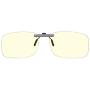 GAMEKING Ultra Blue Light Blocking Clip-on Computer Glasses Video Gaming Glasses Rimless | Easy Fit on Rx Frames | Digital Eyestrain Fatigue Dry Eyes Relief Eye Protection Sleep Better