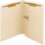Smead End Tab Fastener File Folder, Shelf-Master Reinforced Straight-Cut Tab, 2 Fasteners, Letter Size, Manila, 50 per Box (34115)