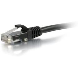 C2G/ Cables to Go 26969 Cat5e Cable - Snagless Unshielded Ethernet Network Patch Cable, Black (1 Foot, 0.30 Meters)