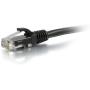 C2G/ Cables to Go 26969 Cat5e Cable - Snagless Unshielded Ethernet Network Patch Cable, Black (1 Foot, 0.30 Meters)