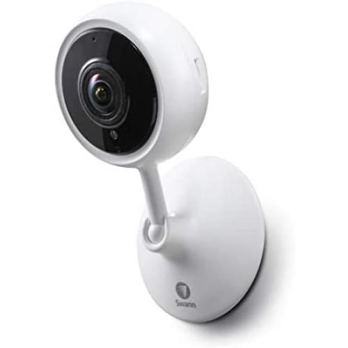 Swann Indoor Tracker IP Security Camera, Auto Tracking WiFi Connection, Full HD 1080p Video, Night Vision, 2 Way Talk, 32GB Micro SD Card Memory, Alexa/Google (SWIFI-TRACKCM32GB-GL)