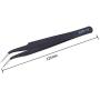 Precision Tweezer Set, 6 PCS Tweezers Kit with ESD Anti-static Stainless Steel, Curved Tweezers Set for Electronics, Craft, Jewellery, Laboratory Work and Ingrown Hair