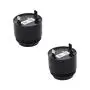 Fielect 2Pcs DC 12V 90dB Electronic Buzzer Active Piezo Buzzer Electronic Buzzerphone Beep Tone Speaker Alarm FSD-3610 Model 3.6x3.2cm