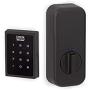 EMTEK Empowered Motorized Touchscreen Keypad Smart Deadbolt Connected by August Smart Kit - Choice of 4 Finishes - EMP1101US19 - Flat Black (US19)