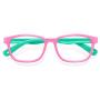 Blue Light Glasses for Kids 1 Pack Anti Glare & Eye Strain Glasses Computer TV Phone Tablets UV Protection Glasses for Kids Boys Girls Age 3-12(Pink Green) Blue Light Glasses for Kids 1 Pack Anti Glare & Eye Strain Glasses Computer TV Phone Tablets UV Protection Glasses for Kids Boys Girls Age 3-12(Pink Green)