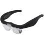 HEALLILY Head Magnifier Glasses LED Magnifying Visor with Light for Reading Jewelers Crafts Watch Electronic Repair