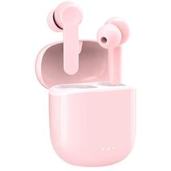 Wireless Earbuds, Bluetooth 5.0 Earbuds Hi-Fi Stereo Headphones 30H Playtime True Wireless Earbuds IPX6 Waterproof Earphones in-Ear Headphones with Mic and USB C for Working/Travel/Gym (D,Pink)