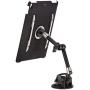 MYGOFLIGHT Flex Suction Cup Articulated Arm Sport Mount and iPad Pro 11” (Gen 1) Polycarbonate Pilot Kneeboard and Everyday Case Kit for Airplane Helicopter Car RV Truck Boat Window and Dash Mounting
