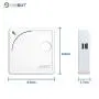 Ubibot WS1 WiFi Temperature Humidity Monitor, Wireless Thermometer Hygrometer, WiFi Data Logger with Free App Alarm, Website Platform, Android and iOS App(2.4GHz WiFi,no hub Required, IFTTT)
