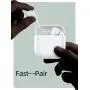 Wireless Earbuds, Bluetooth Headset Mini Size, Stereo in-Ear Wireless Headset with Microphone and Charging Box, Bluetooth Earphone with Noise Reduction Compatible with