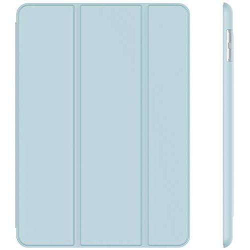 JETech Case for iPad (9.7-Inch, 2018/2017 Model, 6th/5th Generation), Smart Cover Auto Wake/Sleep, Light Blue