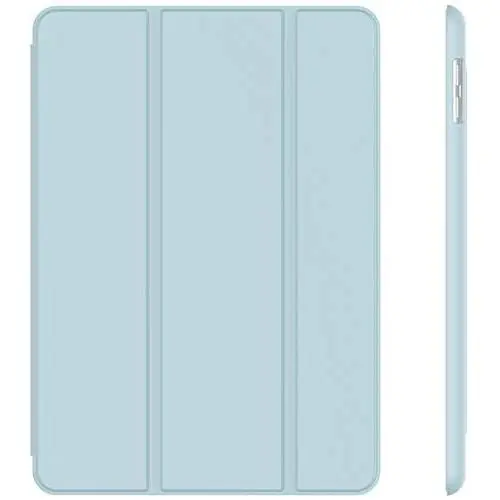 JETech Case for iPad (9.7-Inch, 2018/2017 Model, 6th/5th Generation), Smart Cover Auto Wake/Sleep, Light Blue
