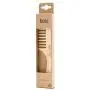 TEK Hair Comb in ash Wood with Wide Teeth and Handle - Handmade in Italy