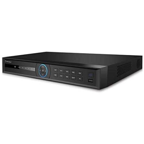 Amcrest 4K NV5232 (32CH 1080P/3MP/4MP/5MP/6MP/4K/12MP) Network Video Recorder - Supports up to 32 x 4K IP Cameras, Supports up to 2 x 10TB Hard Drives (Not Included) (No PoE Ports Included)
