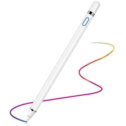 Stylus Pencil Compatible for Apple,Active Stylus Pen for Touch Screens, Rechargeable 1.5mm Fine Point Smart Pencil Compatible for iPhone iPad Android and Most Tablets on Touchscreen Devices (White)