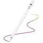 Stylus Pencil Compatible for Apple,Active Stylus Pen for Touch Screens, Rechargeable 1.5mm Fine Point Smart Pencil Compatible for iPhone iPad Android and Most Tablets on Touchscreen Devices (White)