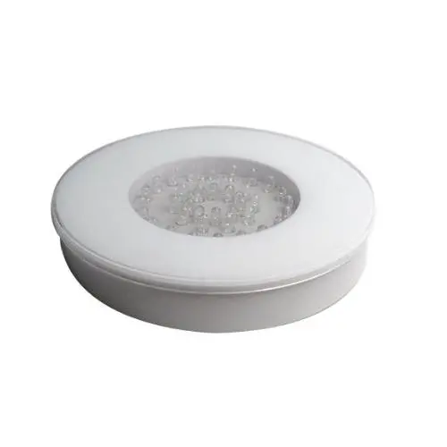 Fortune Products LB-RGBW-6 Super Bright 40 LED Light Base, 6-1/8'' Diameter x 1-1/8'' Height, Multi-Color