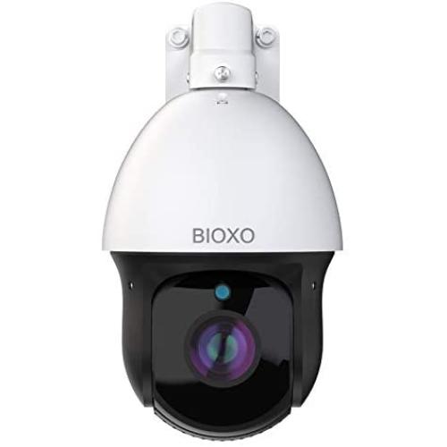 PoE Ptz Camera, Bioxo 1080P High Speed 20X Optical Zoom PoE IP Camera Outdoor, 328ft Night Vision Auto Tracking Camera, Waterproof Onvif IP Camera