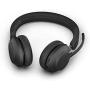 Jabra Evolve2 65 Wireless Headset USB Stereo UC, Bluetooth Dongle, Compatible with Zoom, Webex, Skype, Smartphones, Tablets, PC/MAC, 26599-989-999 (Black), Global Teck Gold Support Plan Included