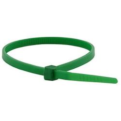 Monoprice Cable Tie 8 inch 40LBS, 100pcs/Pack - Green
