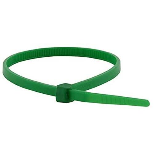 Monoprice Cable Tie 8 inch 40LBS, 100pcs/Pack - Green