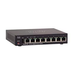 Cisco SG250-08 Smart Switch with 8 Gigabit Ethernet (GbE) Ports with 8 Gigabit Ethernet RJ45 Ports, Limited Lifetime Protection (SG250-08-K9-NA)